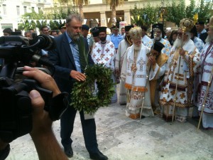 2015 Κατάθεση στεφάνου Ηράκλειο Κρήτης.