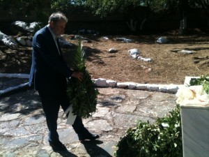 Κατάθεση στεφάνου 2015 Δαμάστα