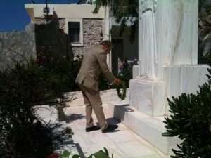 κατάθεση στεφάνου Κρύα Βρύση Ρεθύμνου 3