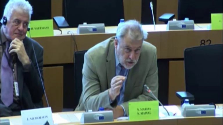 Καταπέλτης ο Νότης Μαριάς στην Ευρωβουλή για το νέο διατροφικό σκάνδαλο με τα μολυσμένα αυγά.